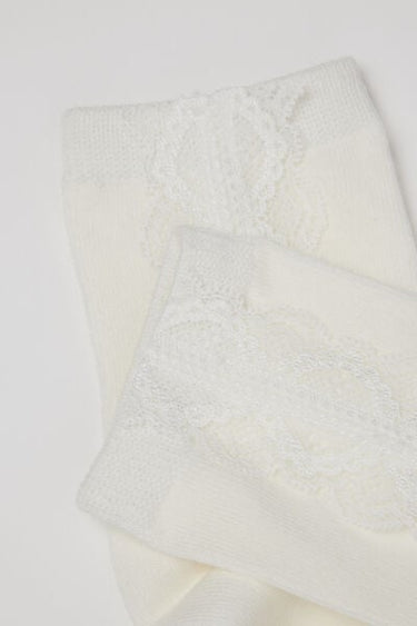Women's Patterned Cotton Short Socks with Applique