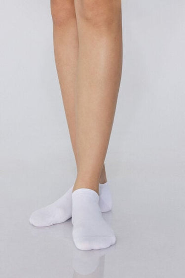 5 Pairs of Unisex Plain Colour Cotton Trainer Socks