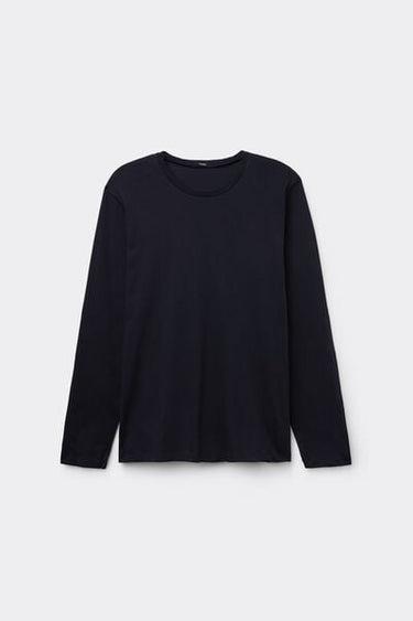 100% Cotton Top with Long Sleeves and Rounded Neck
