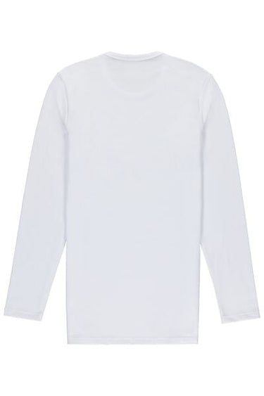 Long-Sleeve Round-Neck Thermal Cotton Top