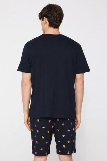 Life Buoy Print Short Cotton Pyjamas