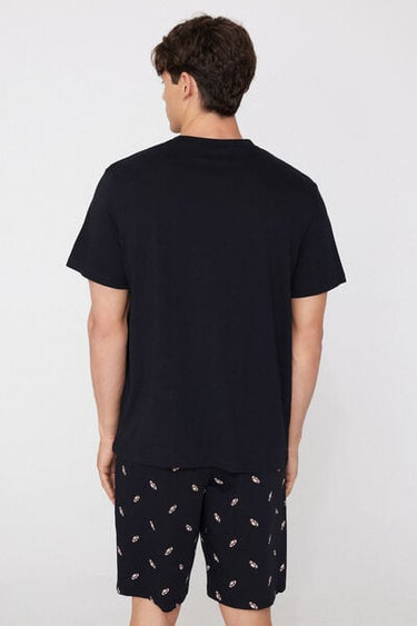 Hedgehog Print Short Cotton Pyjamas