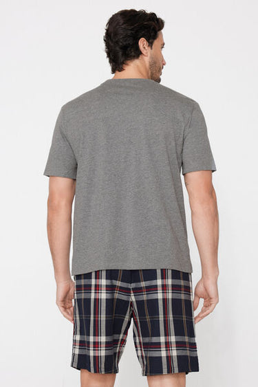 Short Cotton Pyjamas with Canvas Pocket