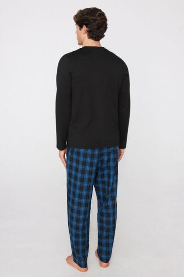 Long Cotton Pyjamas with Canvas Pocket