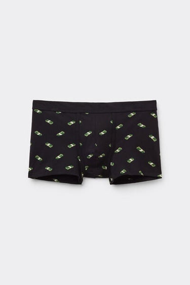 Printed Stretch Cotton Boxers