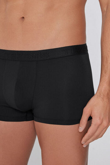 Elastic Microfibre Boxers with Logo