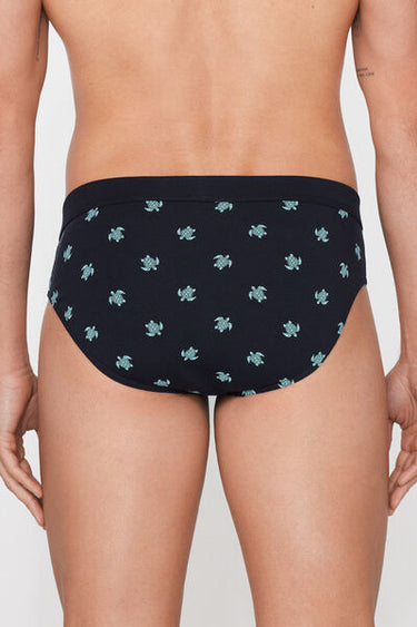 Printed Stretch Cotton Briefs