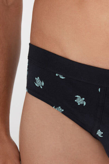 Printed Stretch Cotton Briefs