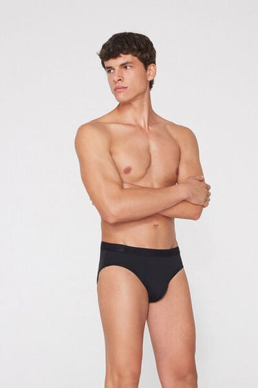 Stretch Microfibre Knickers with Logo