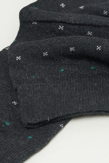 Men’s Long Patterned Cotton Socks