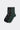 Three Pairs of Men's Short Patterned Hemless Cotton Socks