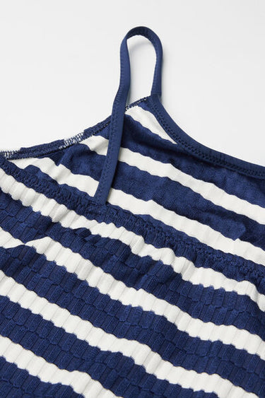 Girls’ Sailor Stripes One-Piece Swimsuit