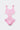 Girls’ Silver Polka Dot One-Piece Trikini Swimsuit