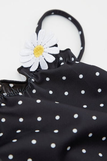 Girls’ Polka Dot One-Piece Swimsuit