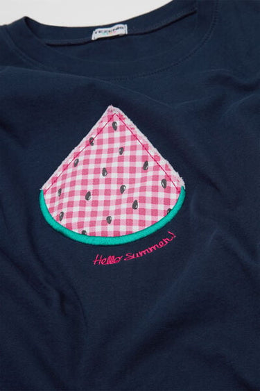 Girls’ Patch Boxy T-Shirt