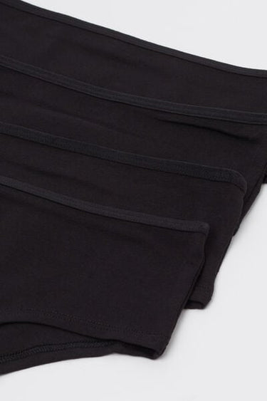 4 Pairs of Girls’ Basic Cotton Shorts