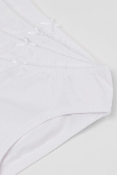 4 Pairs of Girls’ Basic Cotton Knickers