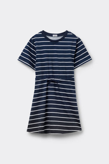 Girls’ Cotton Drawstring Dress