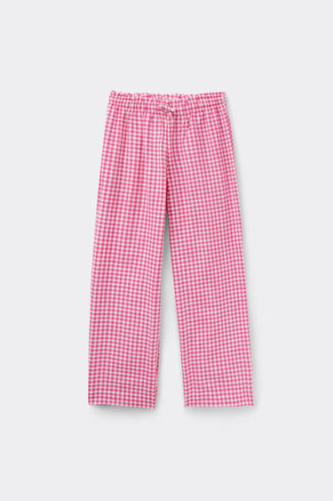 Girls’ Linen-Look Cotton Canvas Trousers