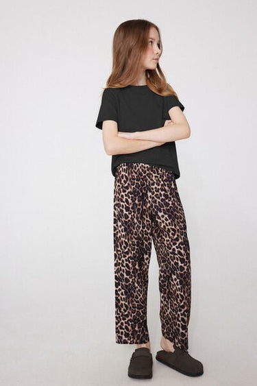 Girls’ Printed Viscose Trousers