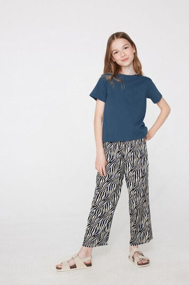 Girls’ Printed Viscose Trousers