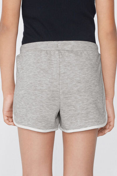 Girls' Cotton Fleece Shorts with Piping