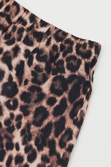 Viscose Canvas Shorts with Frill