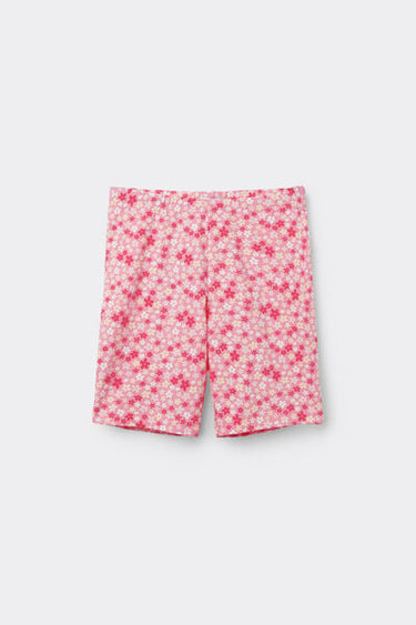 Girls’ Printed Cotton Cycling Shorts