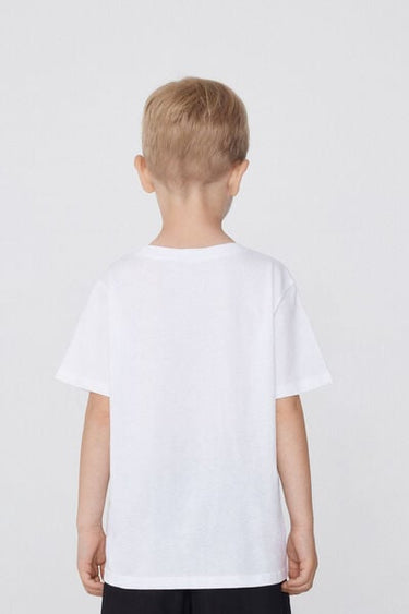 Boys’ Cotton Round Neck T-Shirt with Pocket
