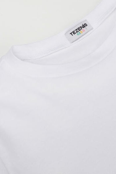 Boys’ Cotton Round Neck T-Shirt with Pocket