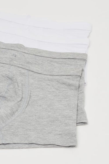 4 Pairs of Boys' Basic Cotton Boxers