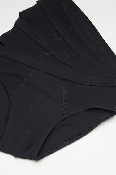 4 Pairs of Boys' Basic Cotton Briefs