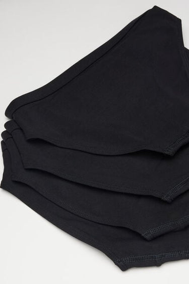 4 Pairs of Boys' Basic Cotton Briefs