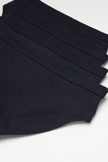 4 Pairs of Boys' Basic Cotton Briefs