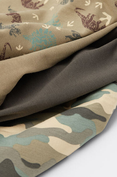 4 Pairs of Boys' Printed Cotton Briefs