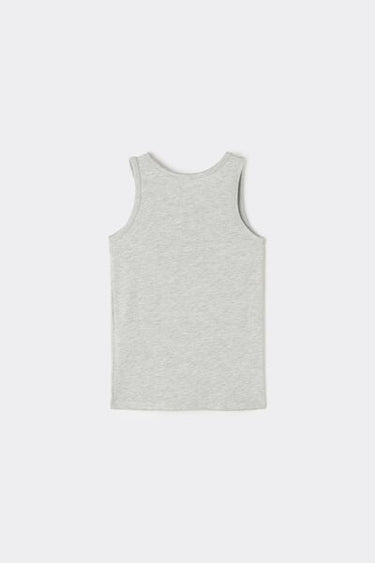 Unisex Kids' Basic Cotton Camisole with Wide Shoulder Straps