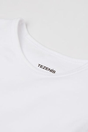 Kids’ Unisex Long-Sleeved Rounded Neck Thermal Cotton Top