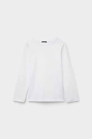 Unisex Kids’ Basic Long-Sleeved Cotton Top
