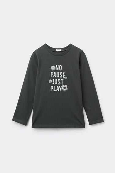 Unisex Kids' Printed Cotton Long Sleeve Top