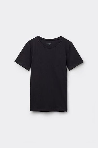 Unisex Kids’ 100% Cotton Basic T-shirt with Rounded Neck