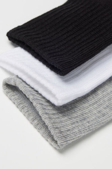 3 Pairs of Kids’ Unisex Short Cotton Sport Socks