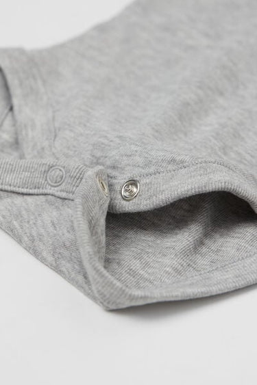 Baby Plain Pure Cotton Bodysuit with Wide Shoulder Straps