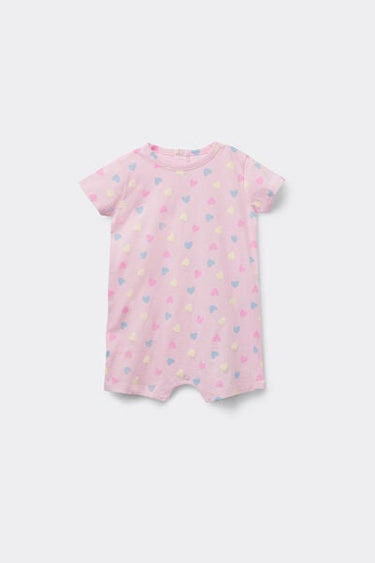 Baby Short Sleeve Short Cotton Onesie