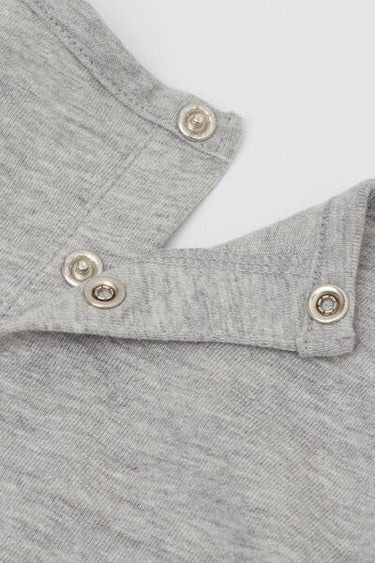 Baby Pure Cotton Playsuit with Long Sleeves and Feet
